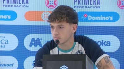 Rueda de prensa de Diego Gómez.