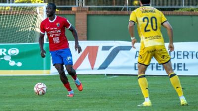 Imagen del último partido disputado por el CD Teruel