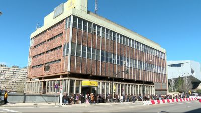 Imagen del antiguo edificio de Correos en el Portillo.