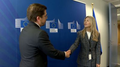 La vicepresidenta se ha reunido con Fausto Matos, miembro del gabinete de la vicepresidenta ejecutiva para Soberanía Tecnológica, Seguridad y Democracia, Henna Virkkunen