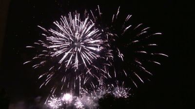 Fuegos artificiales de otras ediciones.