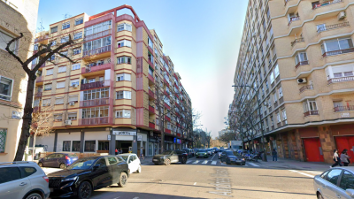 Calle Andrés Vicente del barrio zaragozano de Delicias donde han ocurrido los hechos