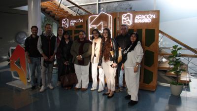 La fundación Fundación Cepaim ha conocido las instalaciones de los medios de comunicación autonómicos de Aragón.