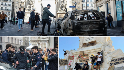 Protestas en Francia, Italia y Portugal.