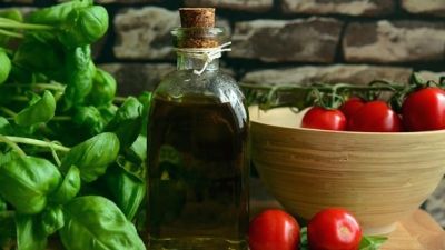 Imagen de archivo de productos de dieta mediterránea.