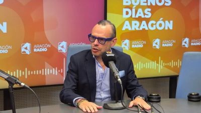 Pedro Olloqui en la entrevista de Buenos Días de Aragón Radio