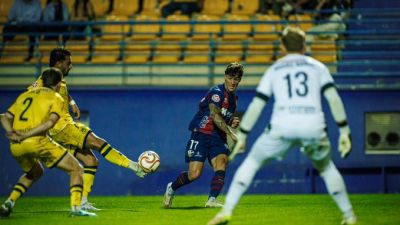 Imagen del encuentro de la pasada jornada frente al Alcorcón