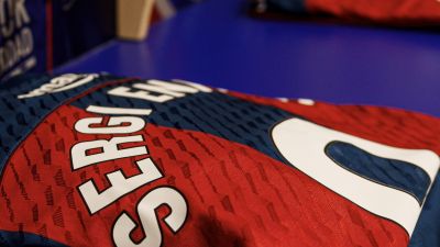 El vestuario de El Alcoraz antes de un partido en casa