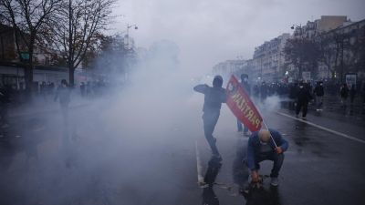 Las protestas en Francia también se han producido este sábado.