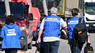 Médicos forenses llegan al Instituto de Medicina Legal de Toledo | Óscar Ortiz./ Europa Press