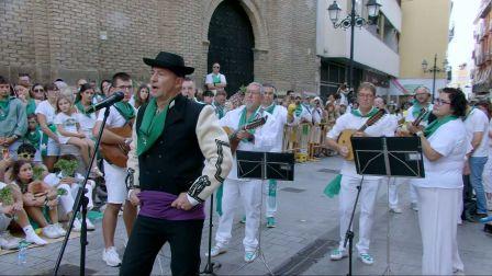 Roberto Ciria ha interpretado una jota antes de la actuación de los Danzantes.