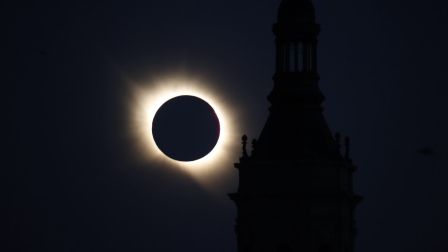 El eclipse visto desde Zaragoza
