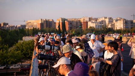 El eclipse visto desde Zaragoza